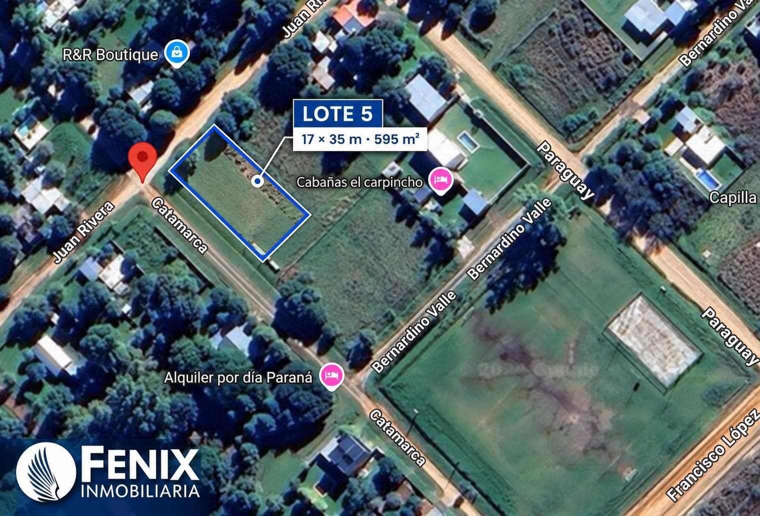 TERRENO EN REMATE | 17 x 35 - ITUZAINGÓ, CORRIENTES (TF913)